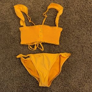yellow bikini set